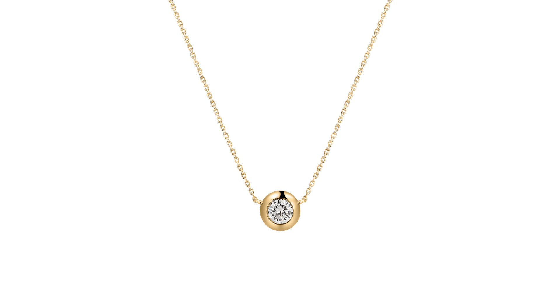 Diamond necklace Sparkling Drop