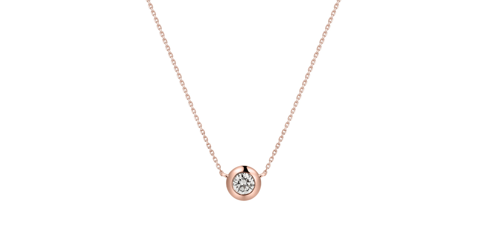 Diamond necklace Sparkling Drop