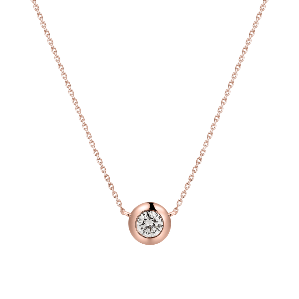 Diamond necklace Sparkling Drop