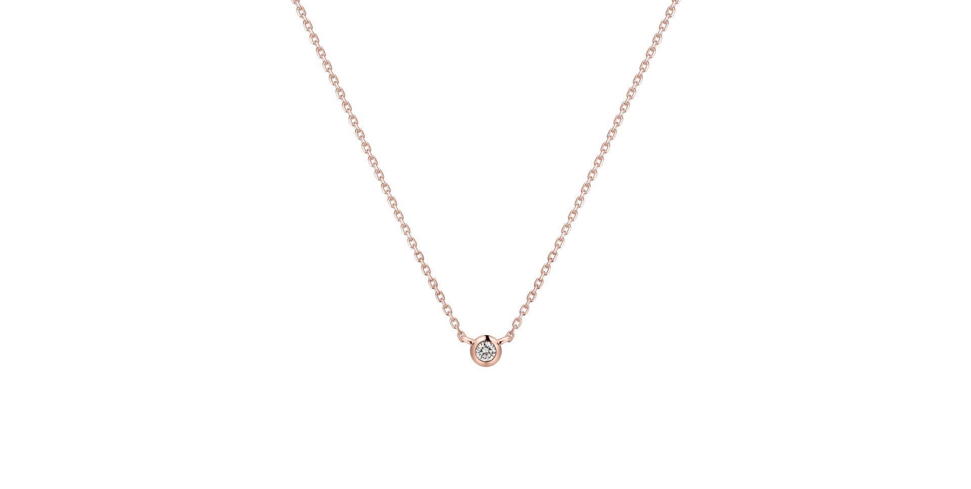 Diamond necklace Sparkling Drop