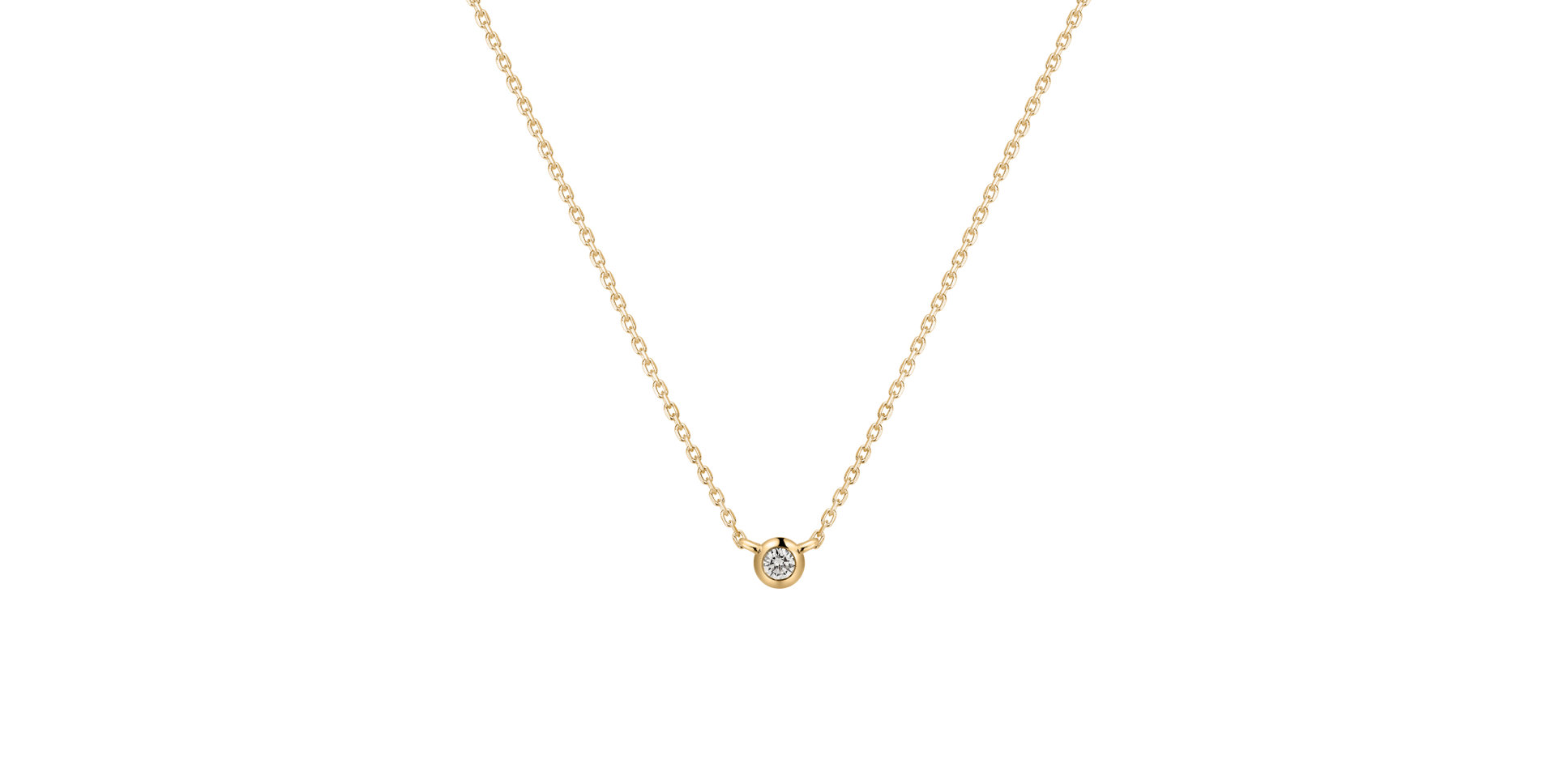 Diamond necklace Sparkling Drop