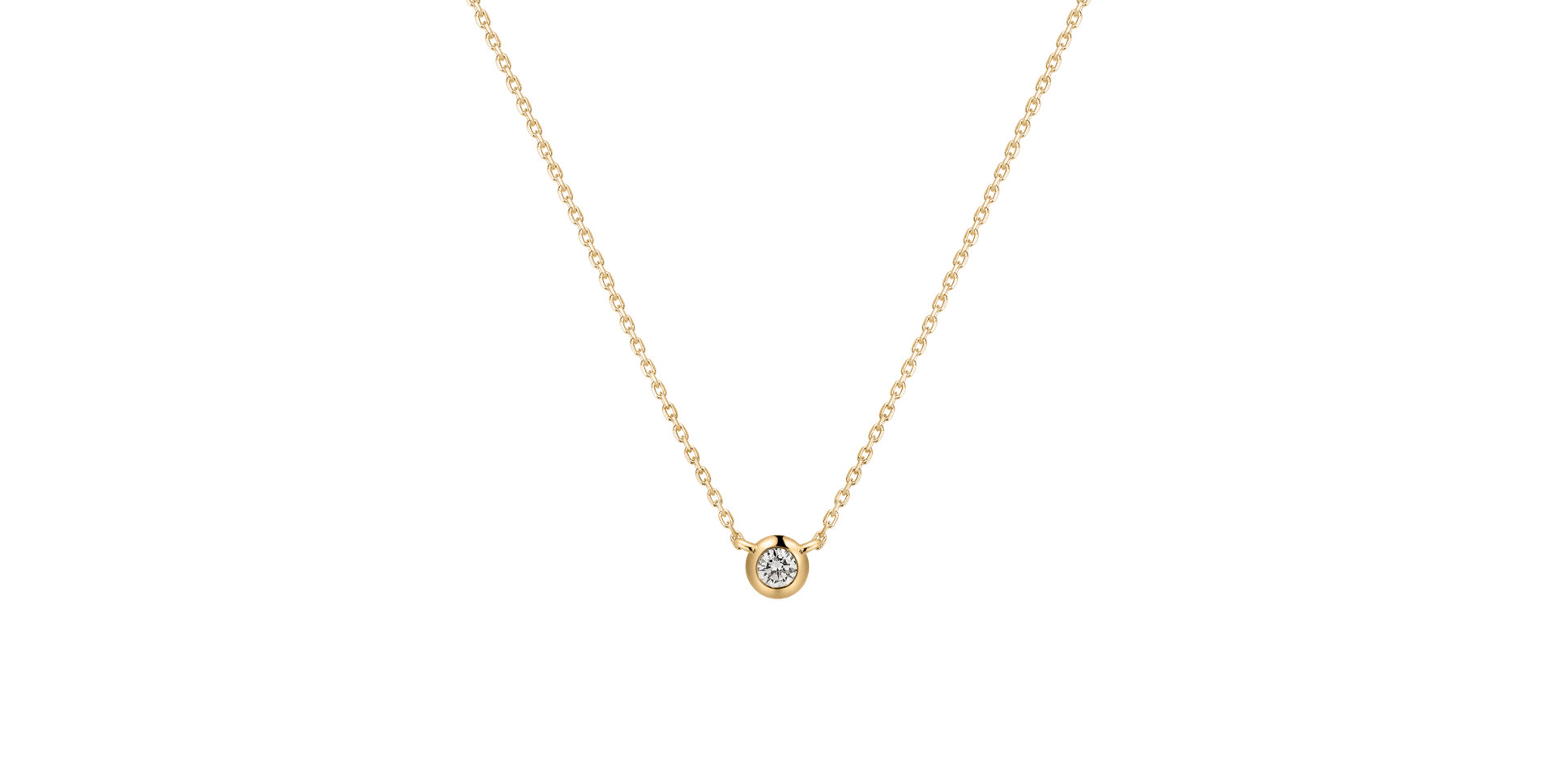 Diamond necklace Sparkling Drop