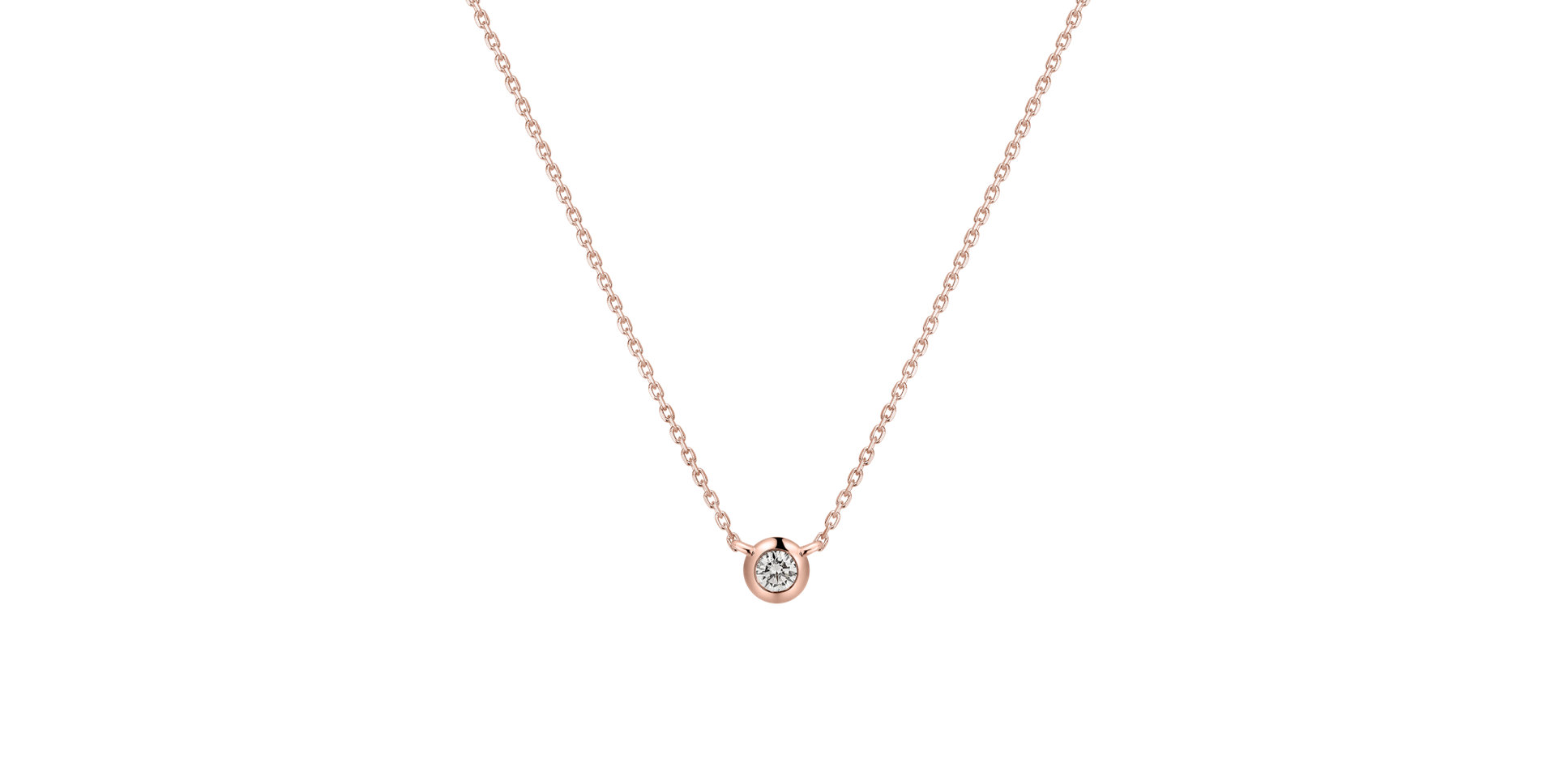 Diamond necklace Sparkling Drop
