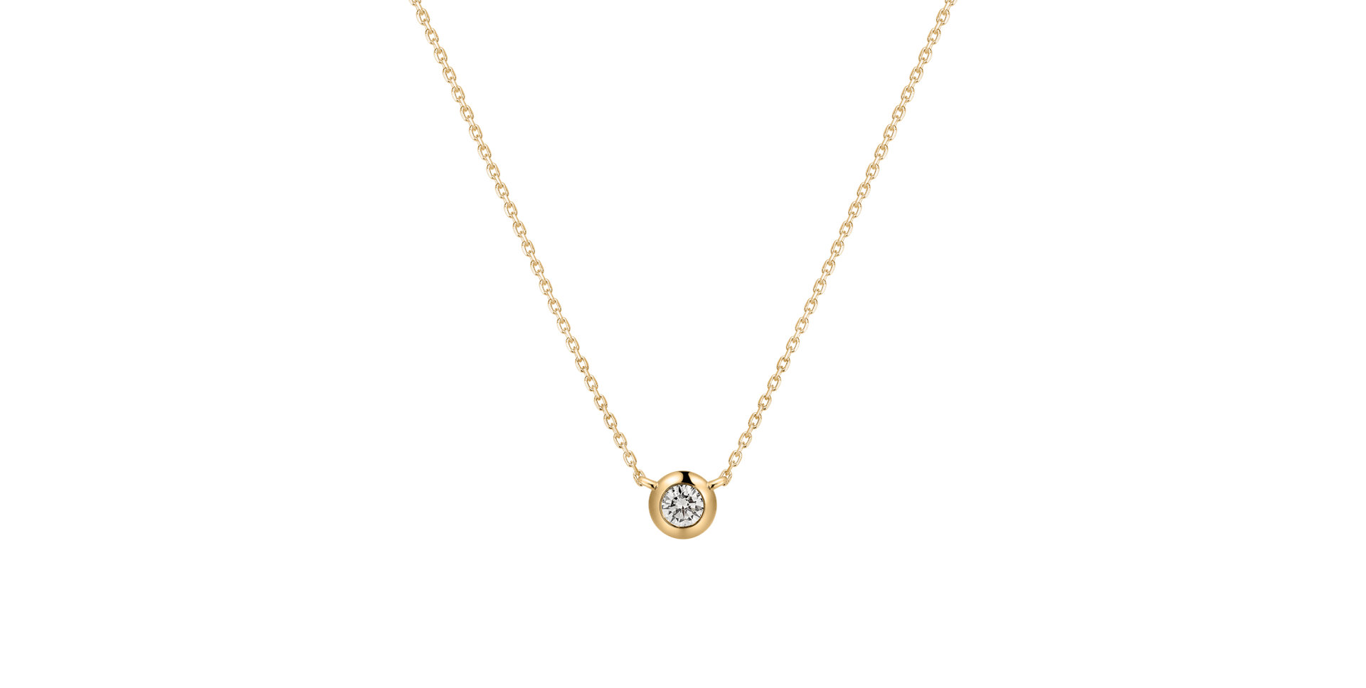 Diamond necklace Sparkling Drop