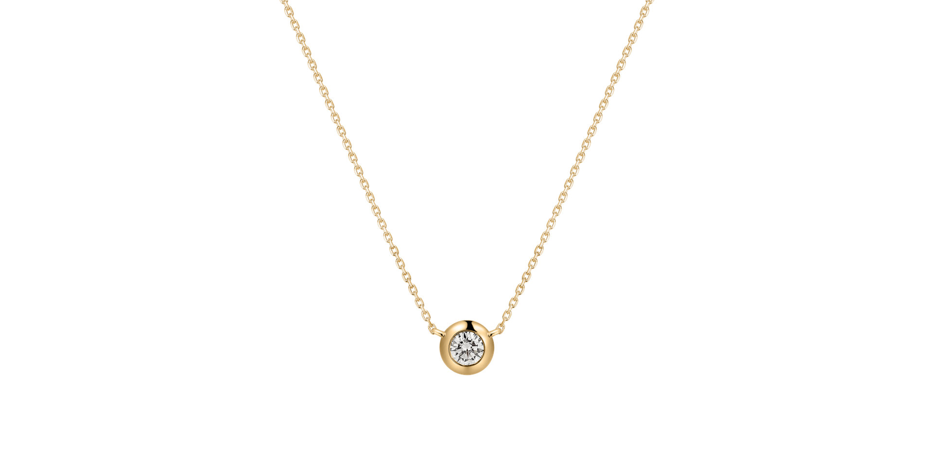 Diamond necklace Sparkling Drop