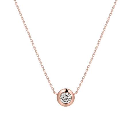 Diamond necklace Sparkling Drop