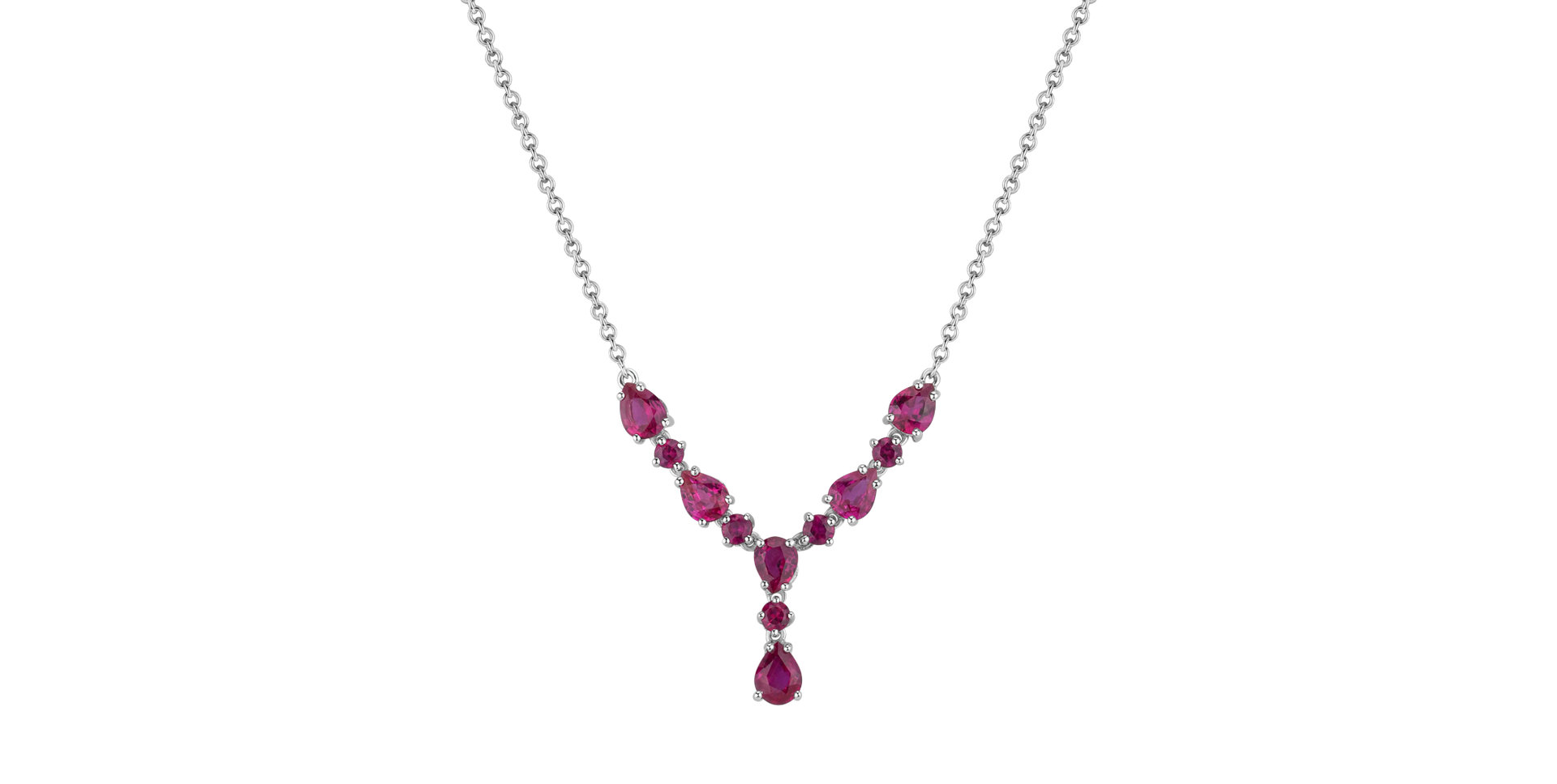 Necklace with Ruby Deflagration