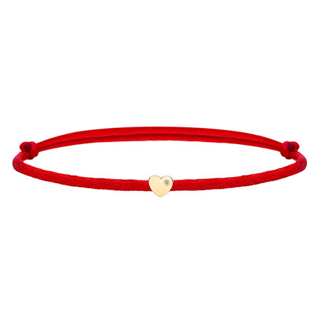 Diamond bracelet Red Heart