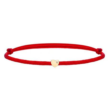 Diamond bracelet Red Heart