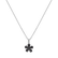 Pendant with black diamonds Flower Message2
