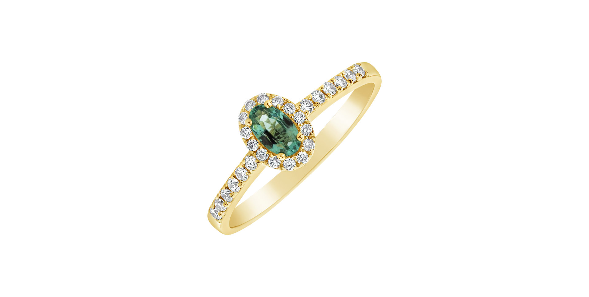 Diamond ring with Emerald Princess Desperation