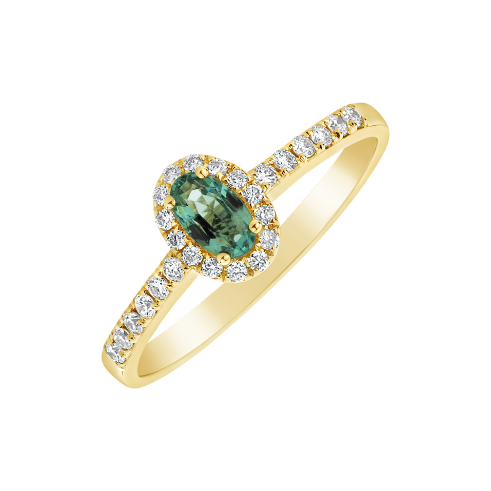 Diamond ring with Emerald Princess Desperation