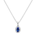Diamond pendant with Tanzanite Princess Essence2