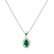 Diamond pendant with Emerald Princess Essence2