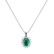 Diamond necklace with Emerald Princess Sparkle2