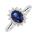 Diamond ring with Sapphire Princess2