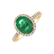 Diamond ring with Emerald Princess Desperation2
