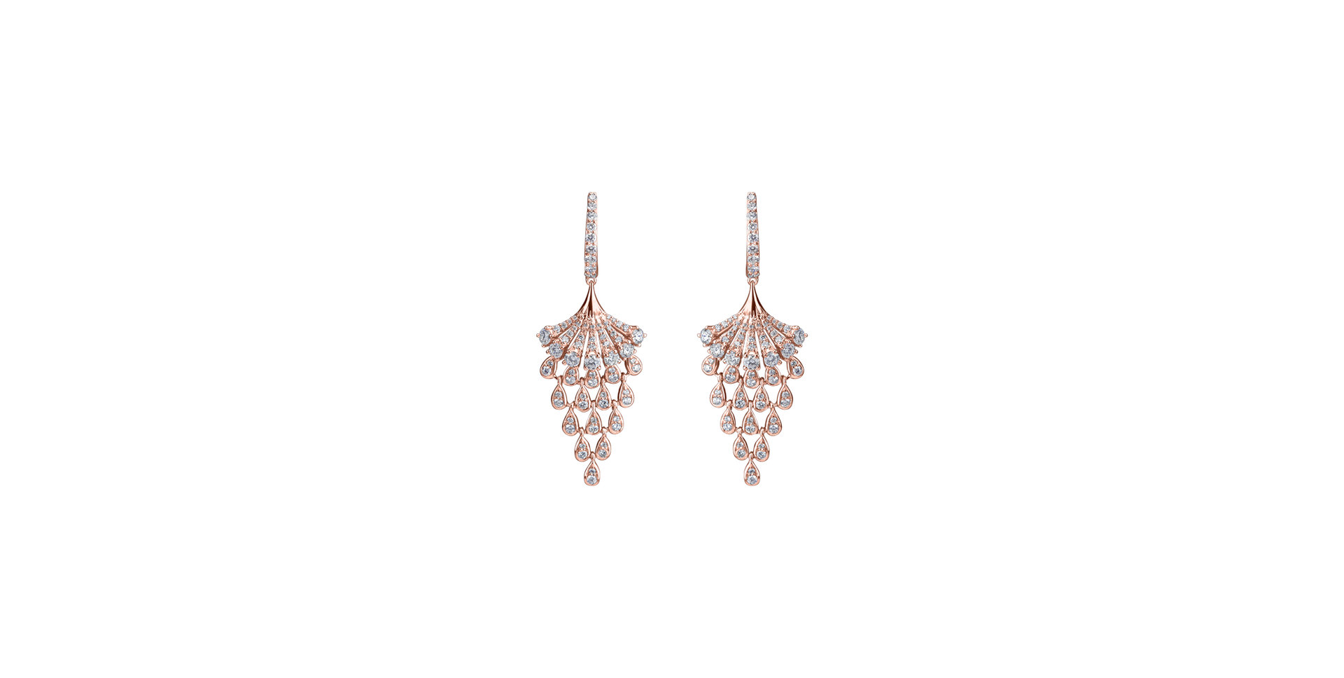 Diamond earrings Royal Mesh