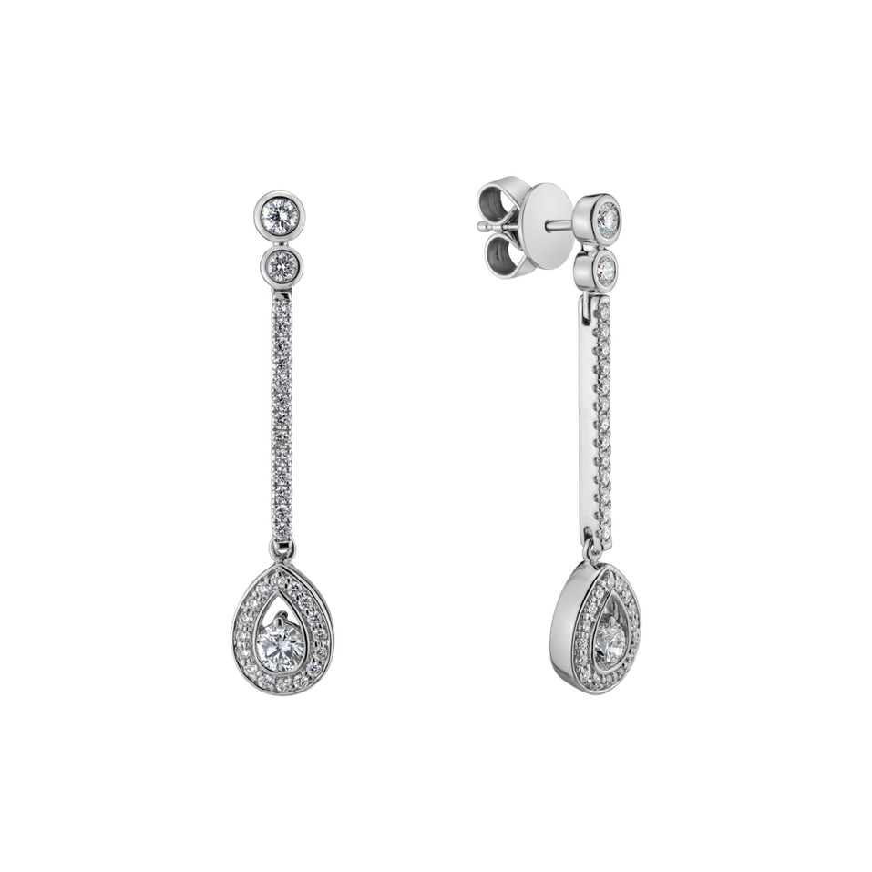Diamond earrings Glamour Drop