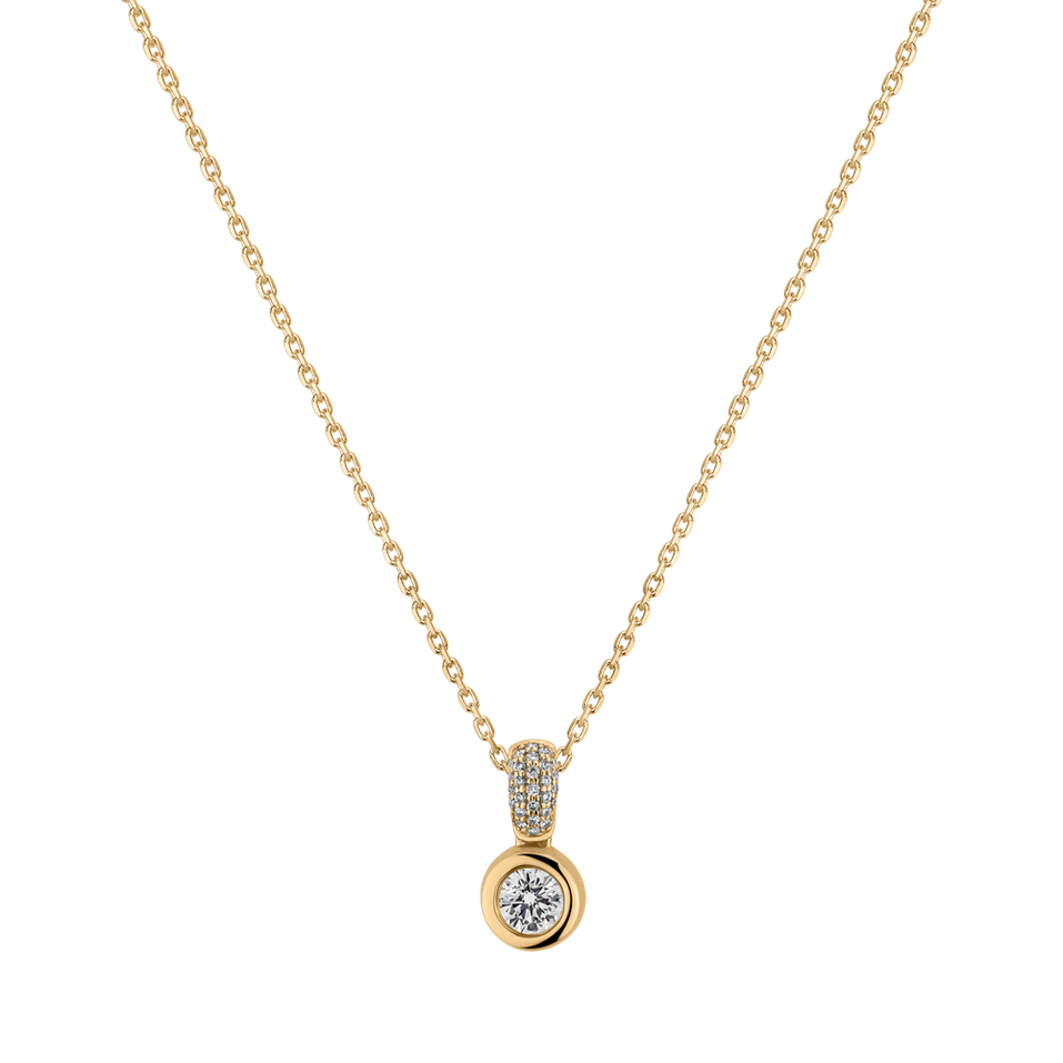 Diamond pendant Delicate Drop