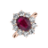 Diamond ring with Ruby Princess Joy2