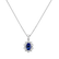 Diamond pendant with Tanzanite Goddess Elegance2