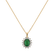 Diamond pendant with Emerald Princess Sparkle2
