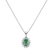 Diamond pendant with Emerald Princess Sparkle2