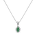 Diamond pendant with Emerald Princess Sparkle2