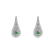 Diamond earrings with Emerald Tears of Joy2