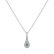 Diamond pendant with Emerald Classy Drop2