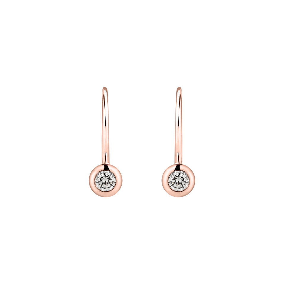 Diamond earrings Sparkling Drops