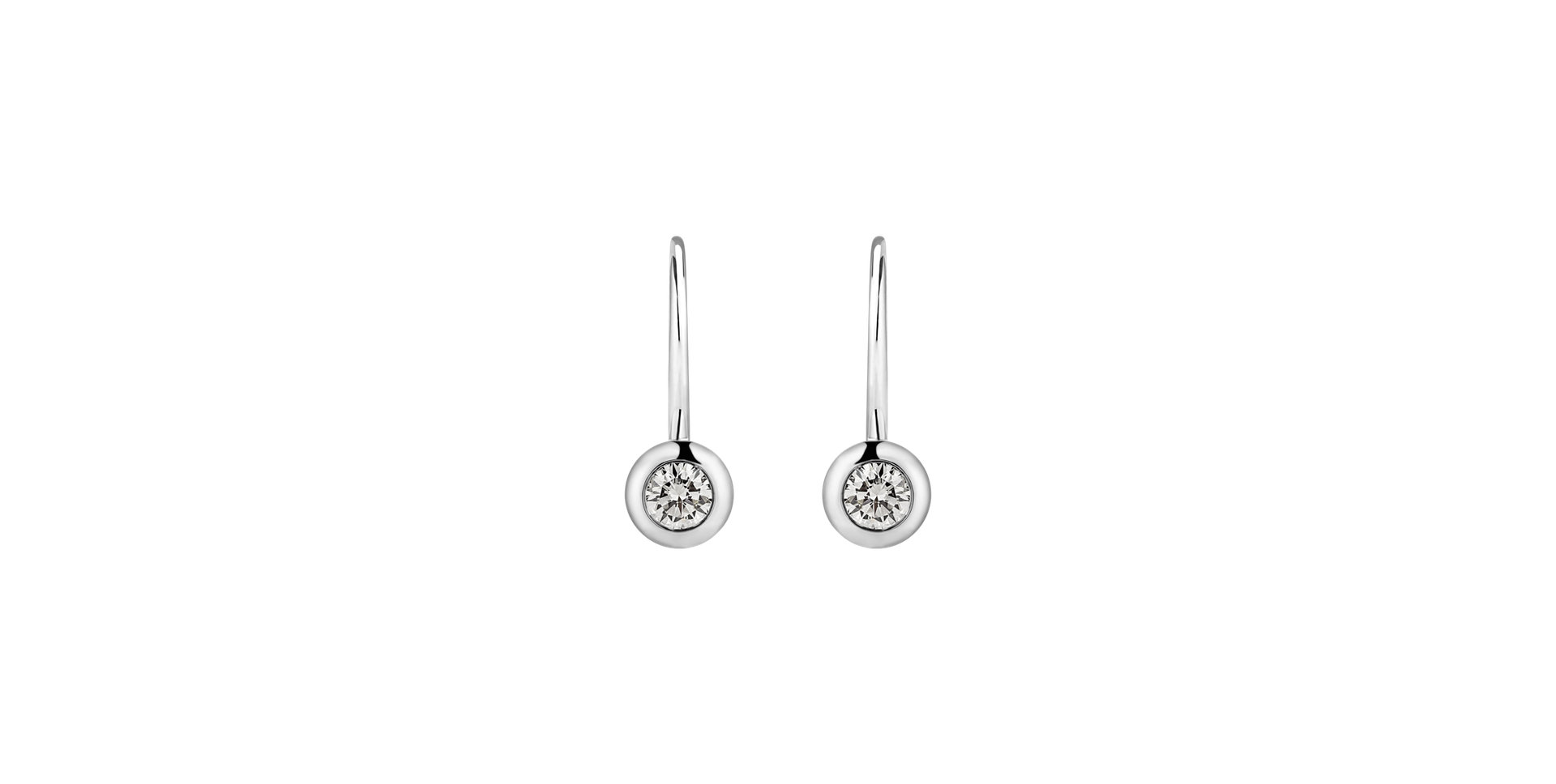 Diamond earrings Sparkling Drops