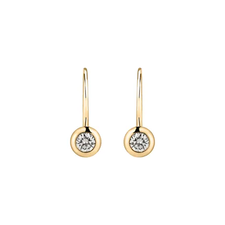 Diamond earrings Sparkling Drops