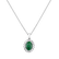 Diamond pendant with Emerald Princess Brilliance2