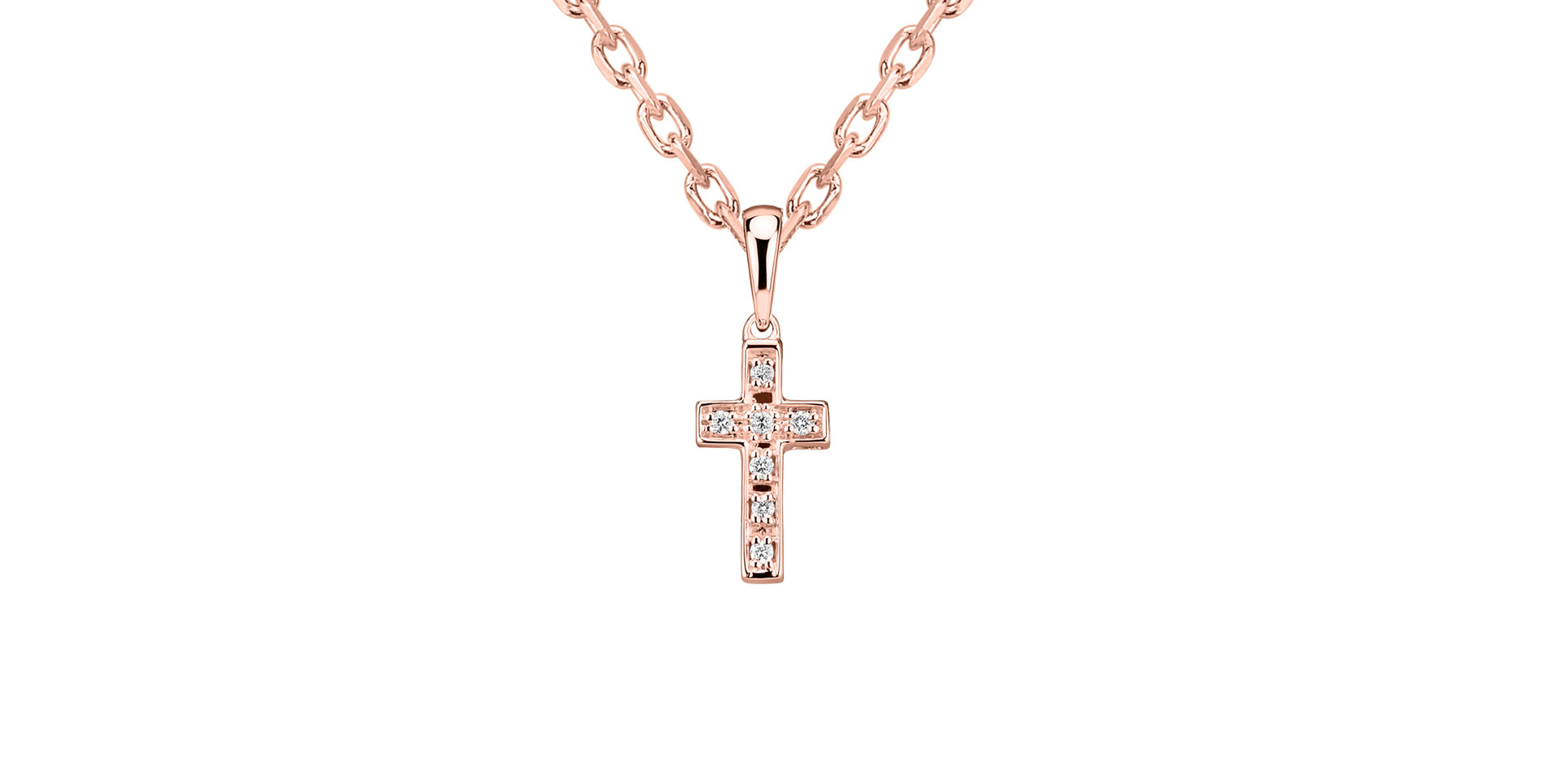 Diamond pendant Small Cross