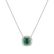 Diamond necklace with Emerald Sparkling Rise1