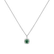 Diamond pendant with Emerald Radiant Shine2