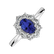 Diamond ring with Tanzanite Princess2