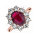 Diamond ring with Ruby Princess2