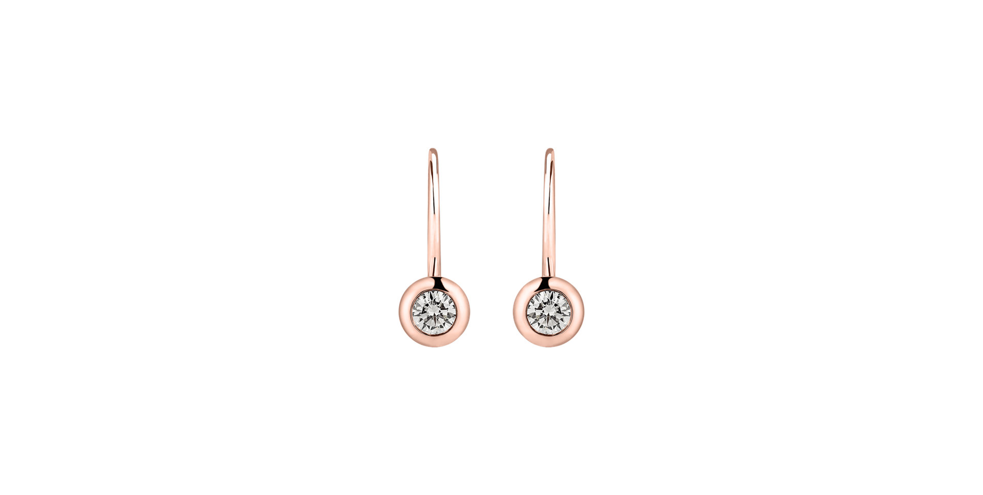 Diamond earrings Sparkling Drops