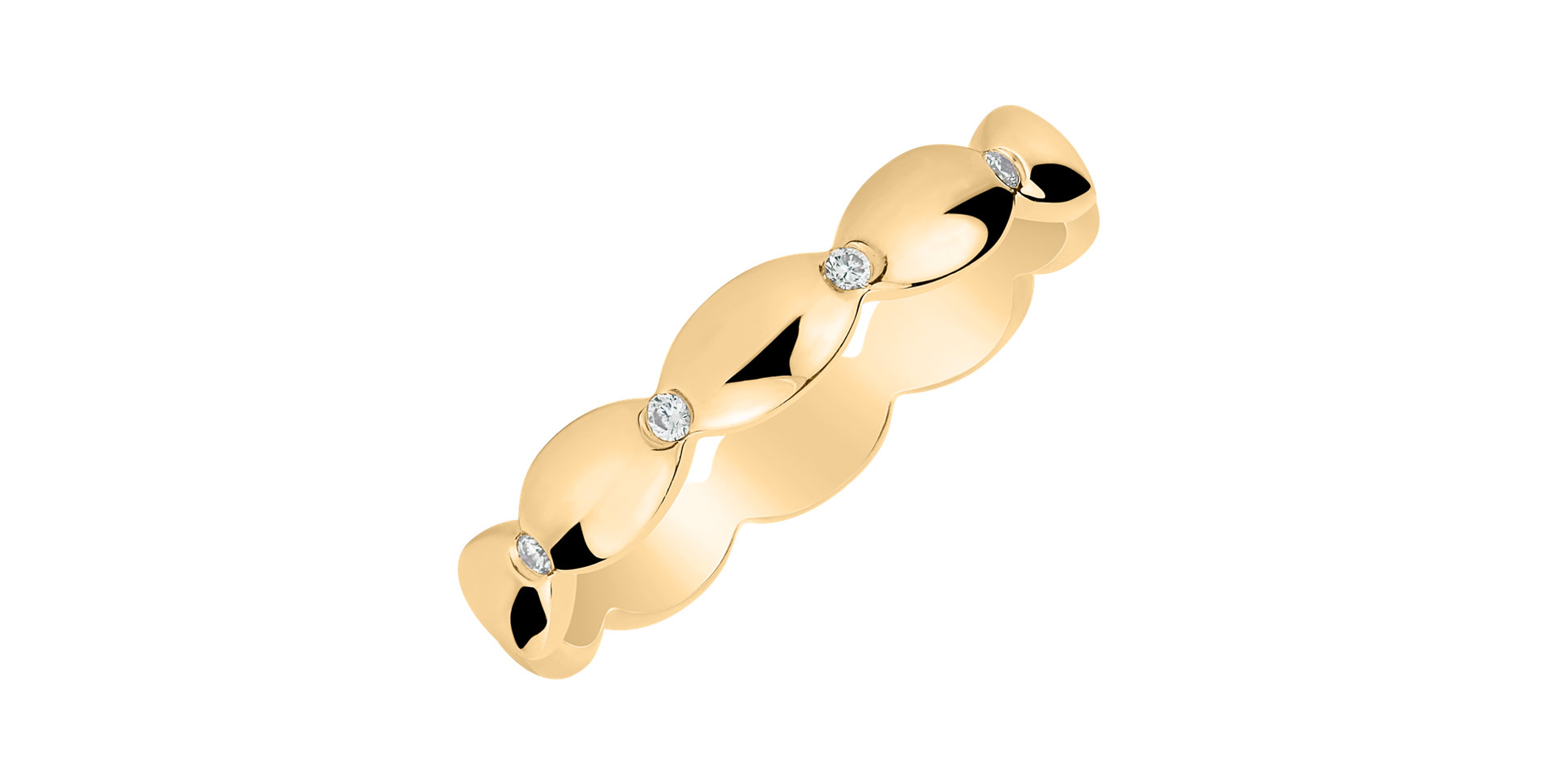 Diamond ring Princess Crown