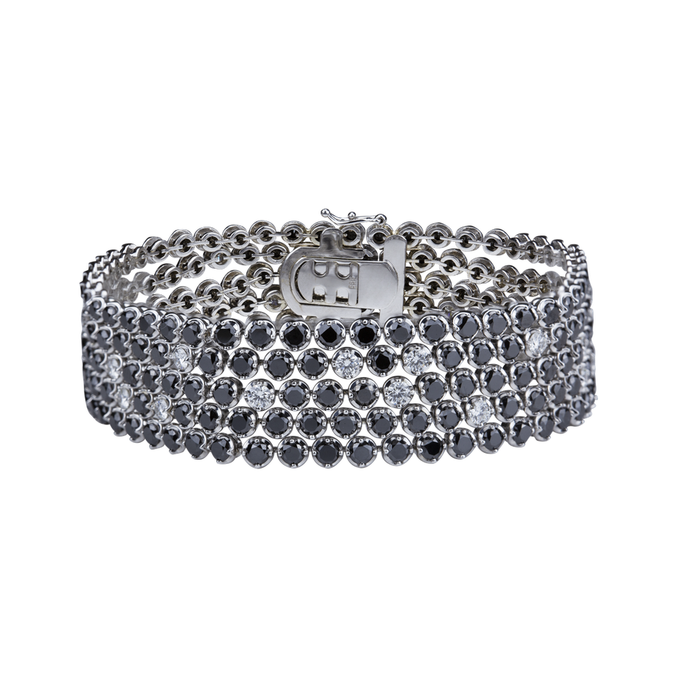 Bracelet with diamonds Midnight Symphony
