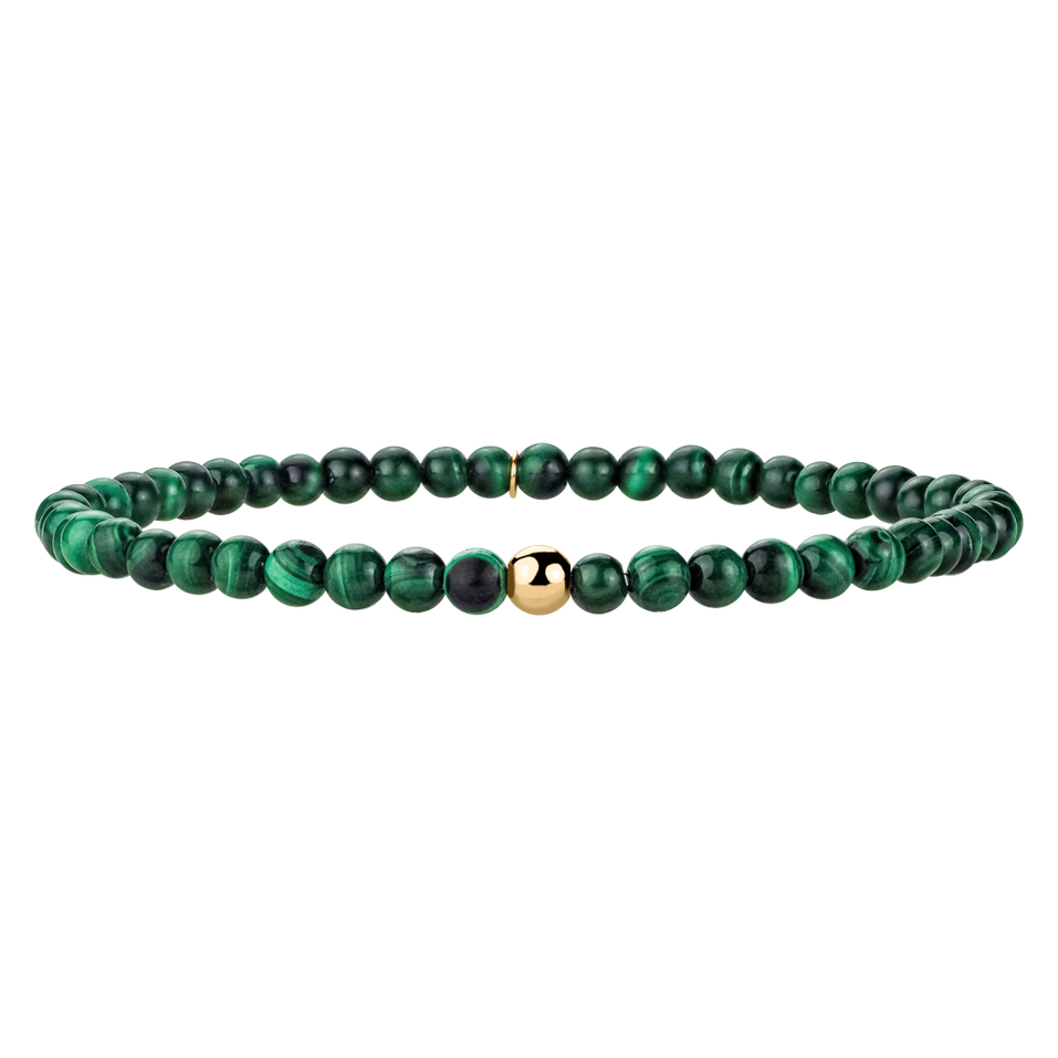 Bracelet with Malachite Fancy Beauty