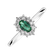 Diamond ring with Emerald Princess2