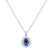 Diamond pendant with Tanzanite Goddess Elegance2
