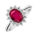 Diamond ring with Ruby Princess2