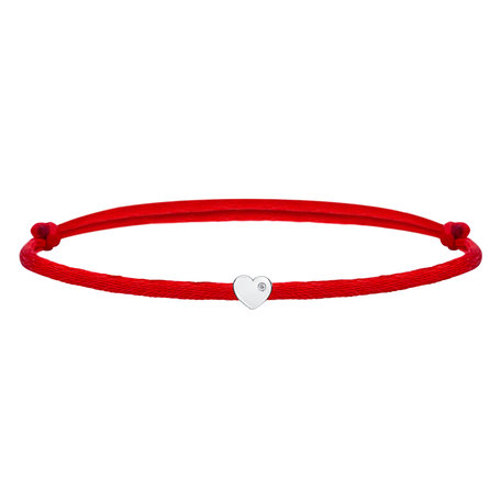 Diamond bracelet Red Heart