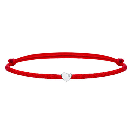 Diamond bracelet Red Heart