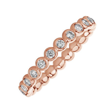 Diamond ring Sparkling Dots